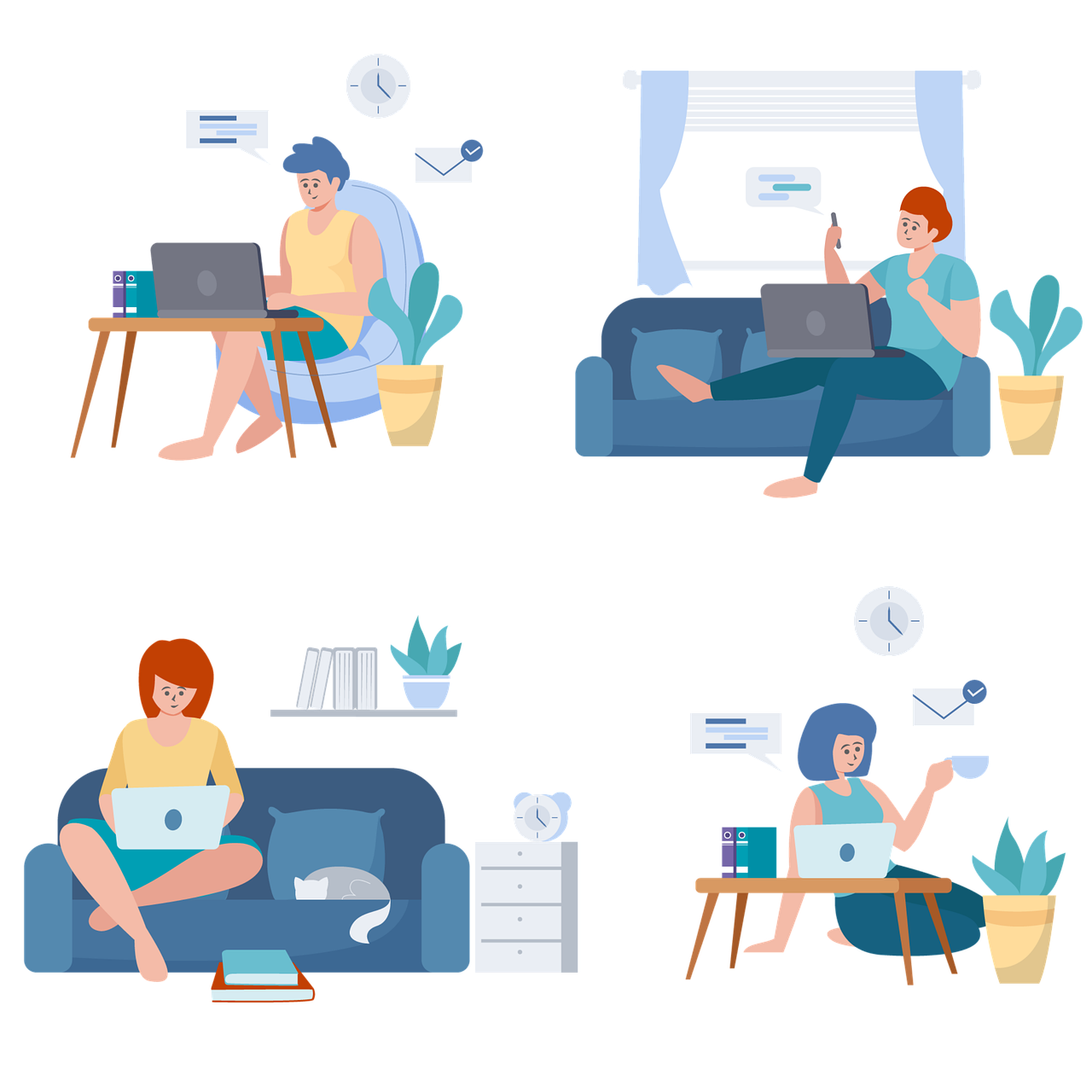 Wie kann man effektiv von zuhause aus arbeiten?
